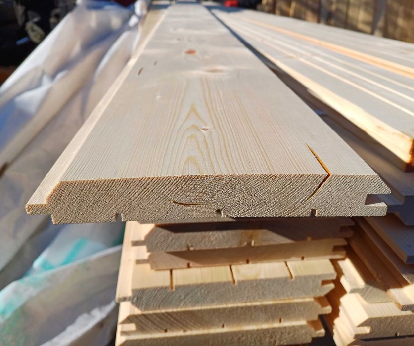 Deska tarasowa podłogowa elewacyjna półbal podbitka boazeria szalówka