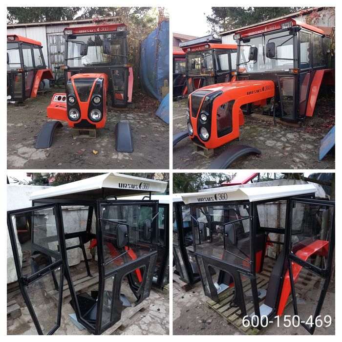 Kabina kabiny C-360 ursus ciągnik C-330 maska błotniki