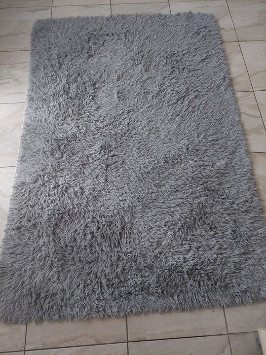 Dywan pluszowa szary