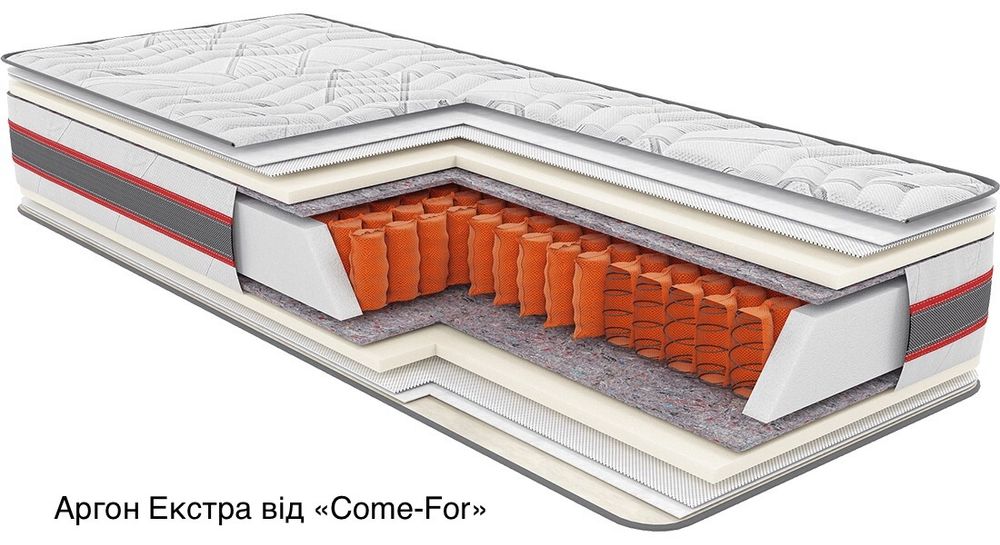 Новий ортопедичний анатомічний матрац Аргон Extra 160х200 посилений.