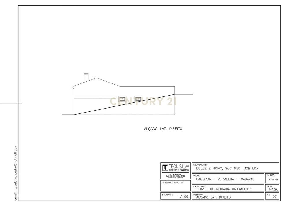 Moradia T2 com projeto aprovado e mezzanine — Dagorda, Cadaval