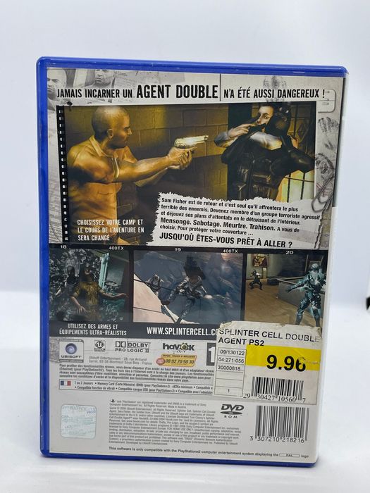 Splinter Cell Double Agent PS2 Po Angielsku