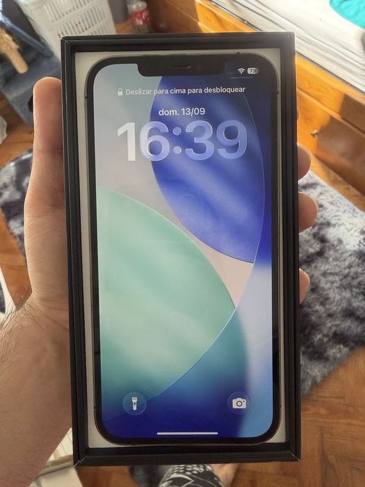 Iphone 12 pro max 256gb, com caixa
