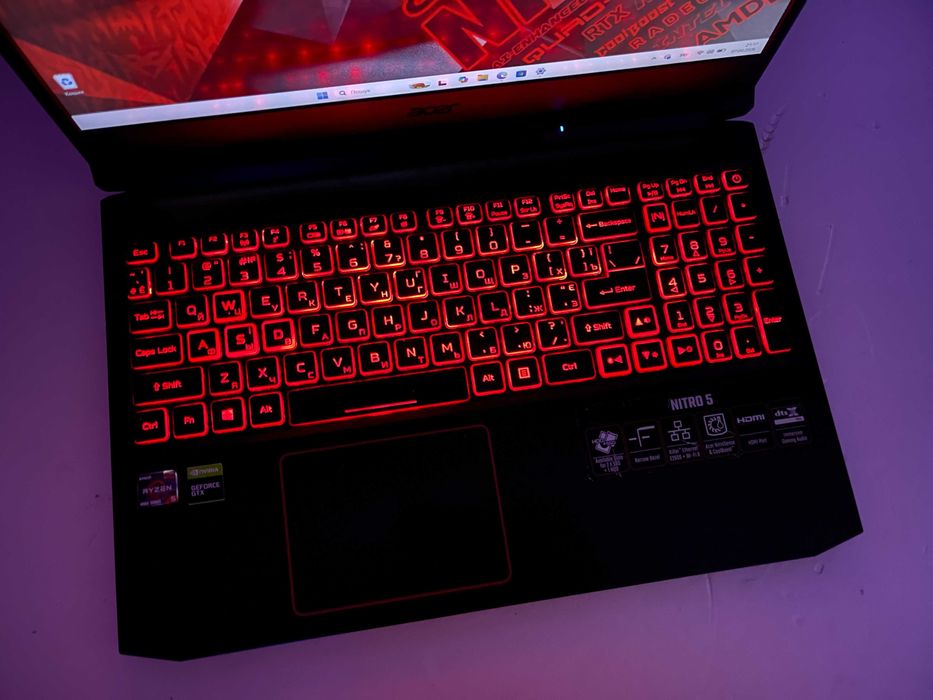 Игровой Acer NITRO AN515 / RYZEN 5 4600H X12 / 16 RAM / 3 Диска/ GTX 1650 Ti
