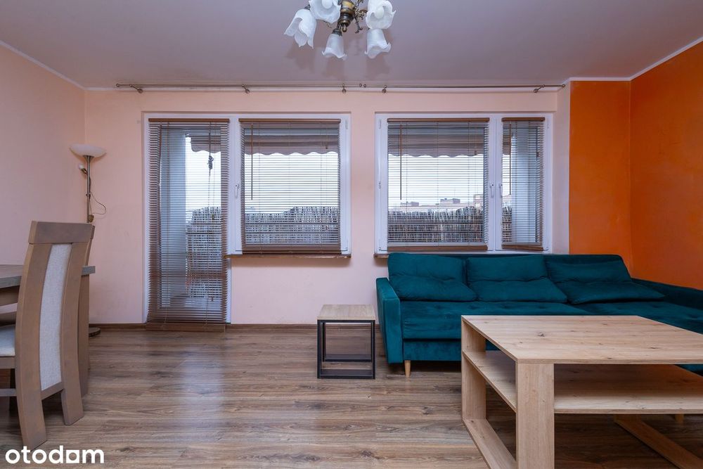 3 pokoje | 63 m² + komórka 5,30 m² | 8. piętro | balokn | Kozanów