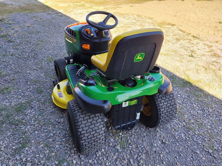 john deere E130, S, D, 22 KM traktorek kosiarka, GRATIS, husqvarna yth