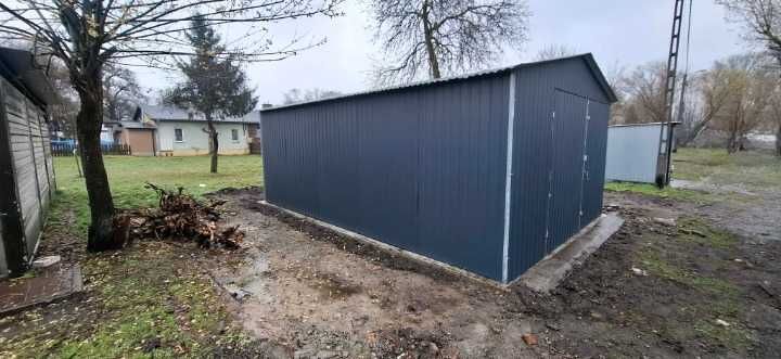 Garaż Blaszany 4x6m KONSTRUKCJA OCYNK Tanio !