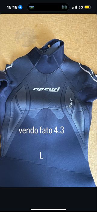 fato de surf rio curl