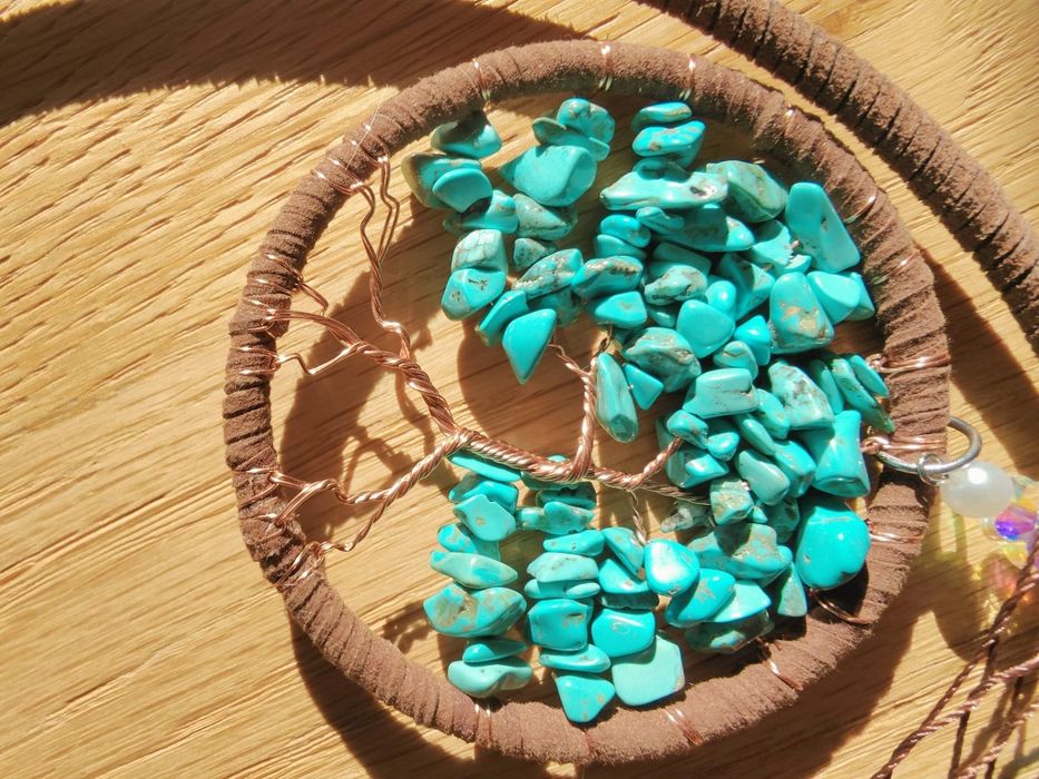 Caça Sonhos - forma de árvore da vida