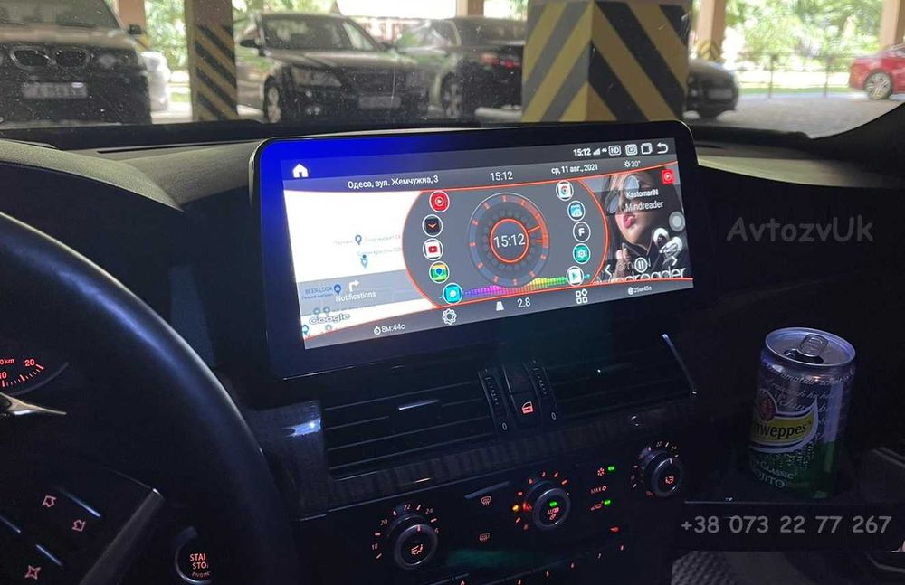 Дисплей BMW 5 е60 е61 е62 e63 е60 е64 е90 магнітола CarPlay Android 15