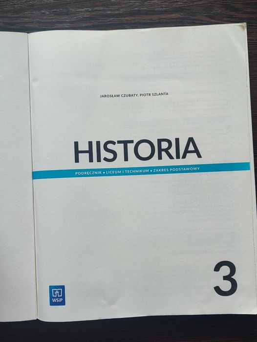 Historia 3 podręcznik dla liceum i technikum WSiP 2021 rok