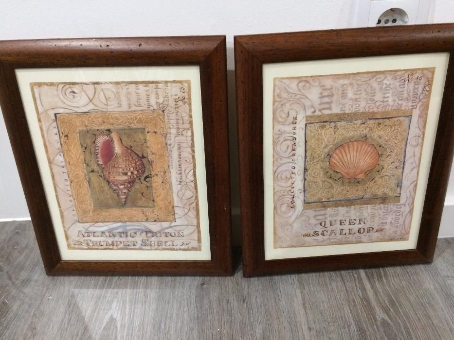 2 maritime-themed paintings / with frames - Very good condition423804895977820162