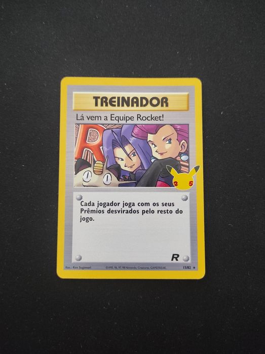 Carta Pokémon Treinador 15/82 25 anos do Pokémon Ultra Raro Mint