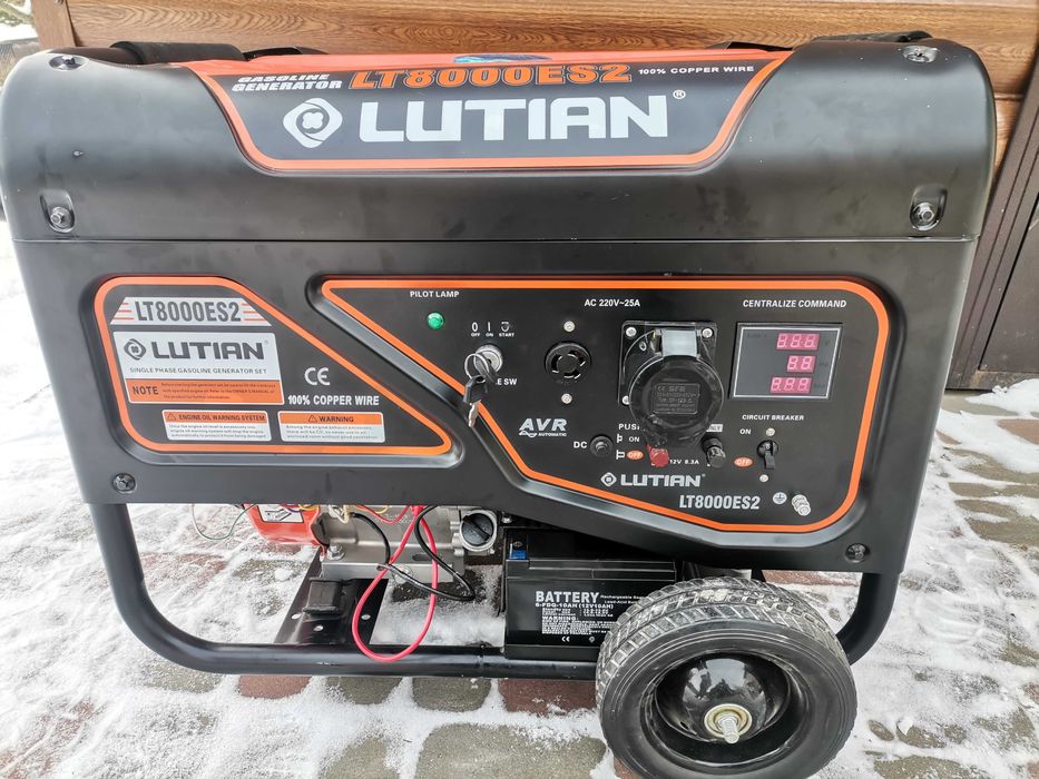 Генератор Lutian 7.5 кВт, газ/бензин.