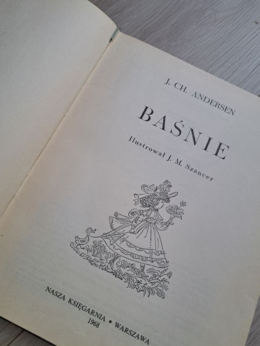 Baśnie Andersen ilustracje Szancer