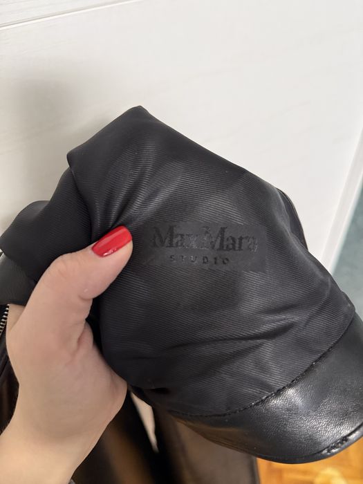 Шкіряні штани натуральні Maxmara