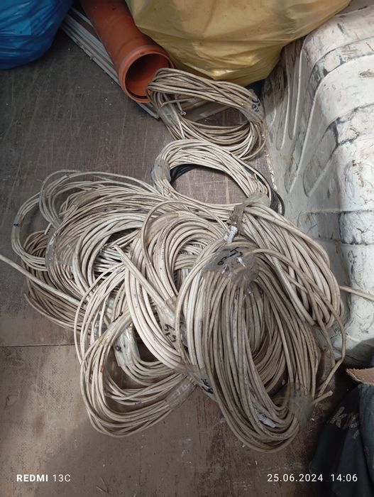 Kable telefoniczne, monitoring, alarmowe po budowie, przewody