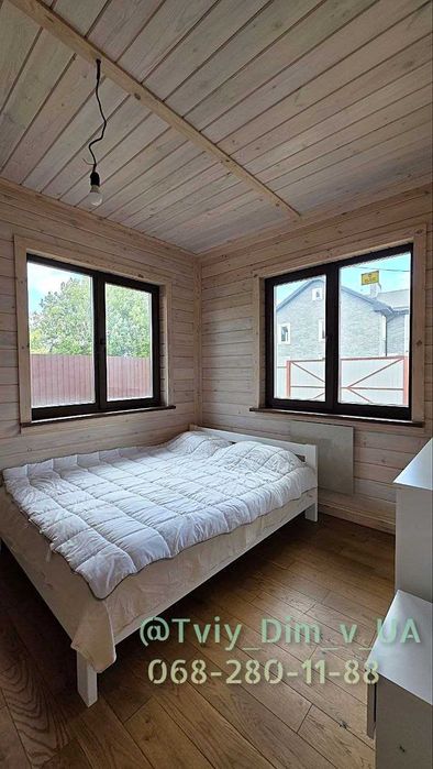 Новий одноповерховий котедж 120 м² | Екобудинок | Меблі та техніка | 6 соток | Мальовниче село Зелений Бір