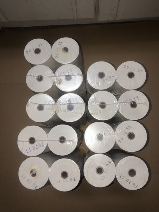 Rolos de papel 70x70x11 embalagens de 10 unidades