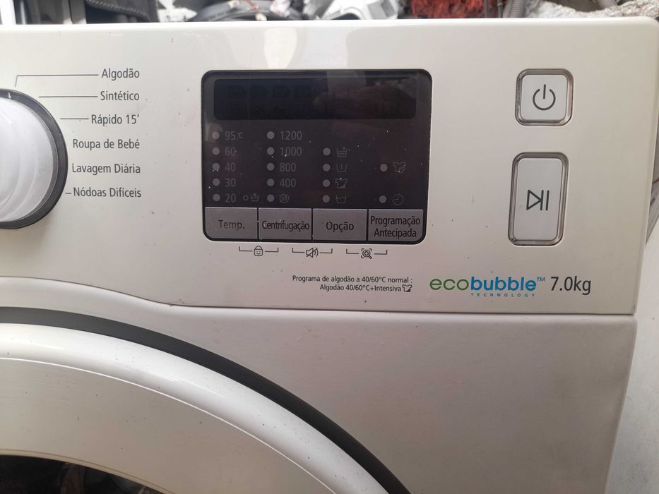 maquina de roupa Snsung 7 quilos 1200 rpm tambor a estriar.