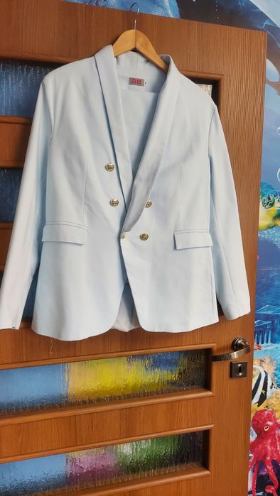 Garnitur, komplet, marynarka,spodnie r.44