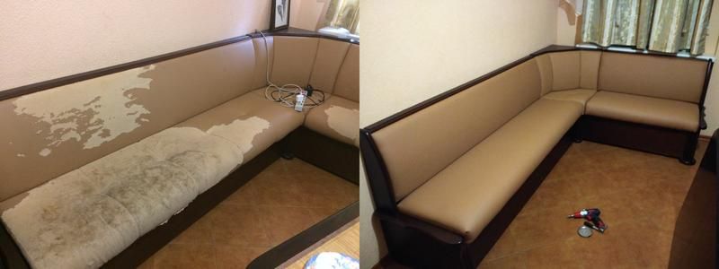 Перетяжка мебели любой сложности на дому