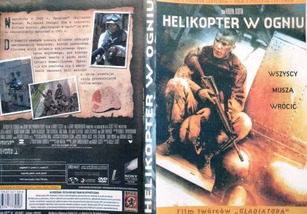 Film na DVD Helikopter w ogniu