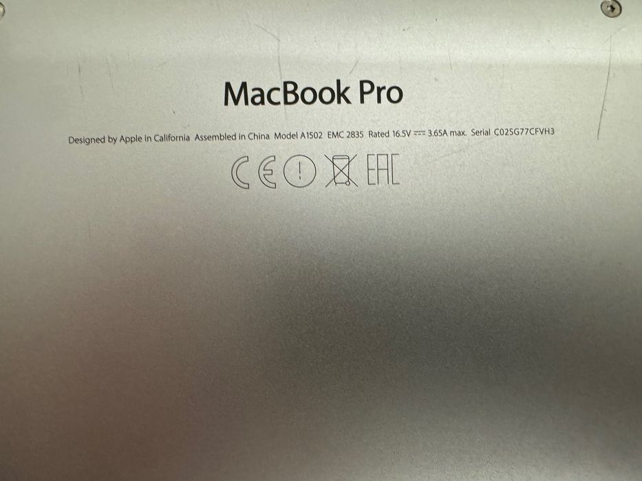 Mocny MacBook Pro 13 A1502 Intel Core i5 2015 rok