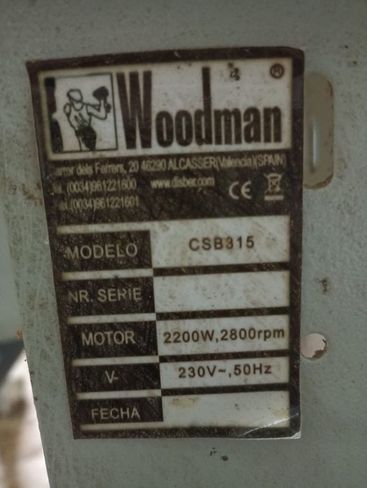 Circular de mesa Woodman