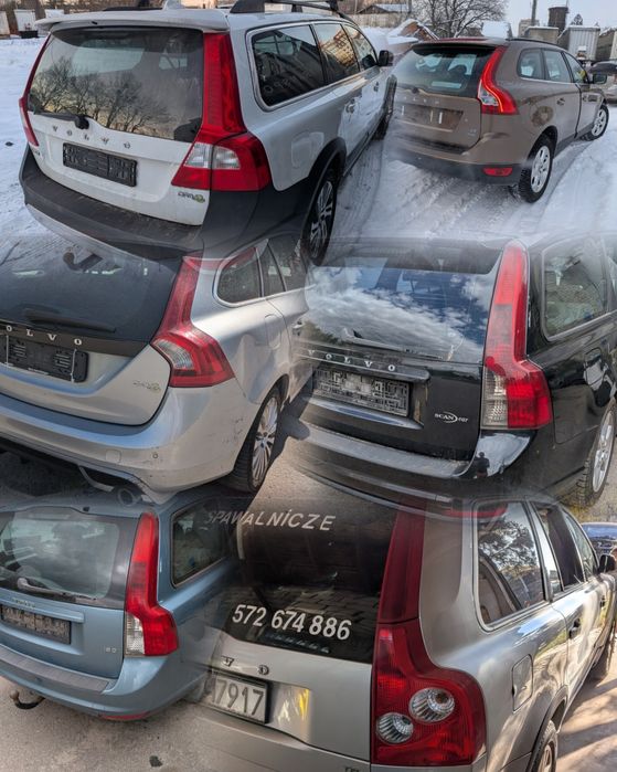 Бампера передні задні на Volvo XC70 V70 P3 V50 S40 S80 V60 S60