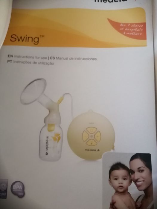 Extrator de leite materno Medela Swing