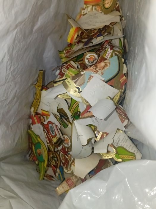 Lote de autocolantes Publicade charutos