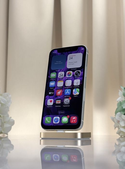 Чудовий iPhone 12 Mini 100%АКБ Neverlock White (Магазин Гарантія)
