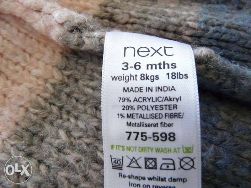 bebé- Casaco Parka da Next 3-6 meses COMO NOVO