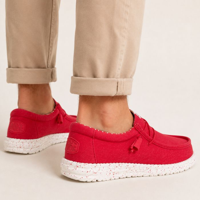 HEYDUDE Wally Męskie Mokasyny Buty Sportowe Sznurowane EU 42 27 cm