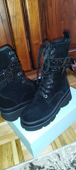 Trapery trzewiki botki Alma en Pena skóra naturalna r. 38