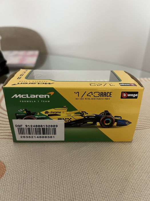 Carro F1 1:43 – McLaren MCL38 Monaco Edition | Lando Norris