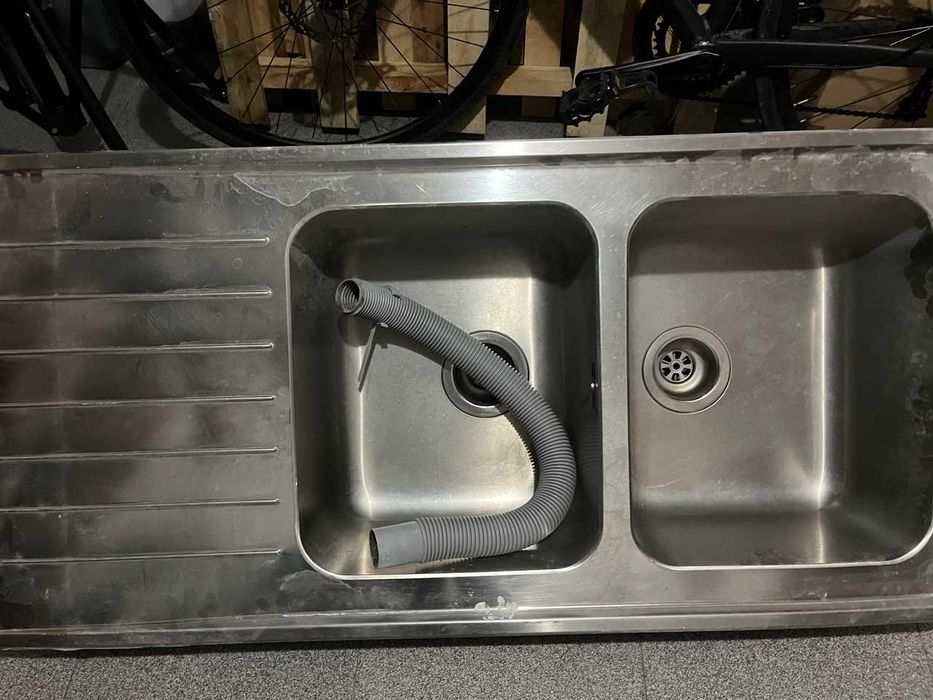 IKEA VATTUDALEN – Lava-loiça encastrado 2 cubas 110 × 53 cm