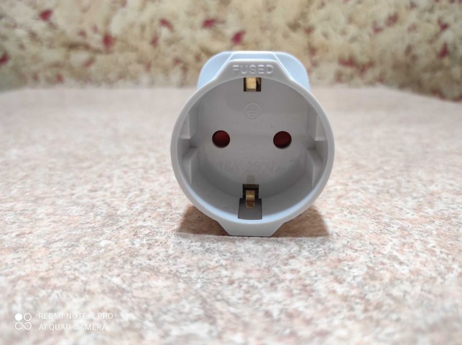 Adapter Przejściówka wtyczka UK EU 10 sztuk
