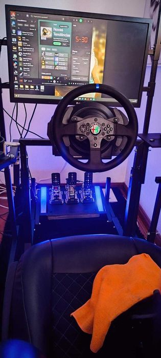Thrustmaster T300 RS + TH8A + DC Simracing DC3 + Pedais Originais