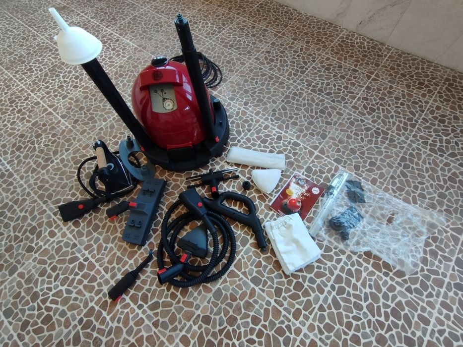 Maquina a vapor e aspirador