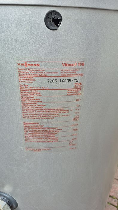 Zasobnik boiler 200L  VIESMANN