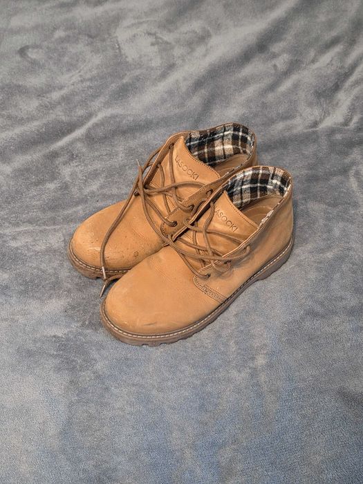 Lasocki skórzane trzewiki / półbuty męskie 41 – brązowe – casual vintage