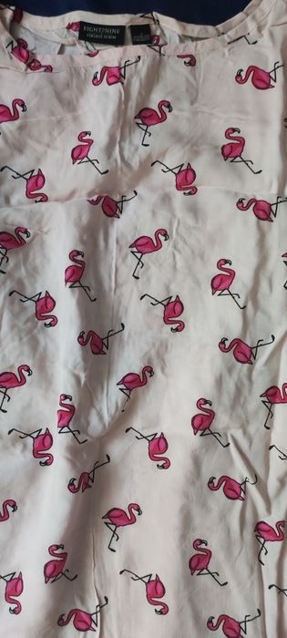 Bluzka damska z flamingami