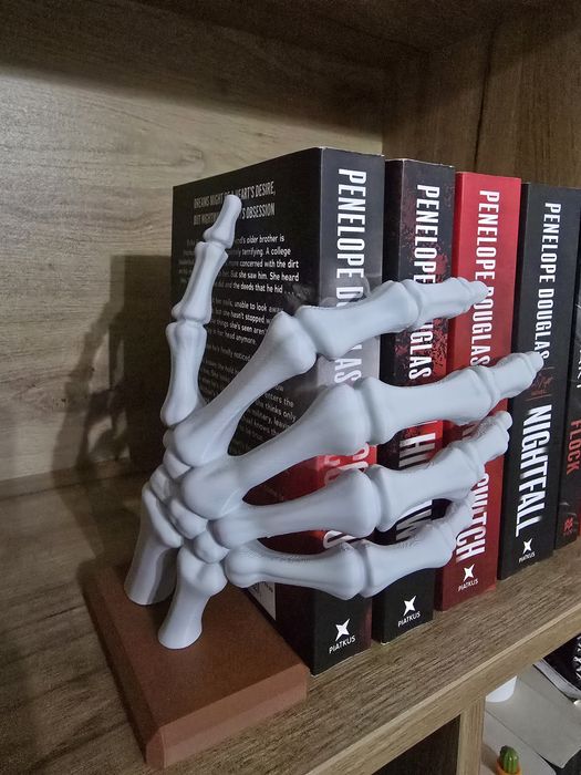 Bookend Mão Esqueleto