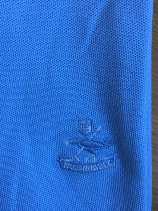 Polo manga curta azul claro novo - XL - Façonnable