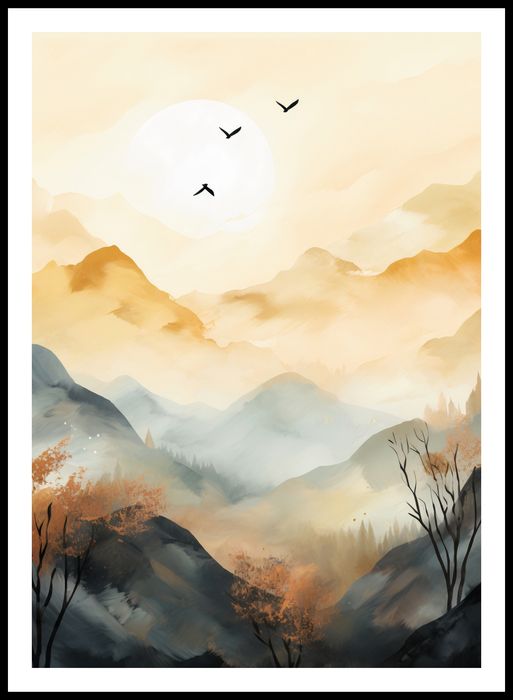 Plakat 59,4x84,1cm Zorza Świtania