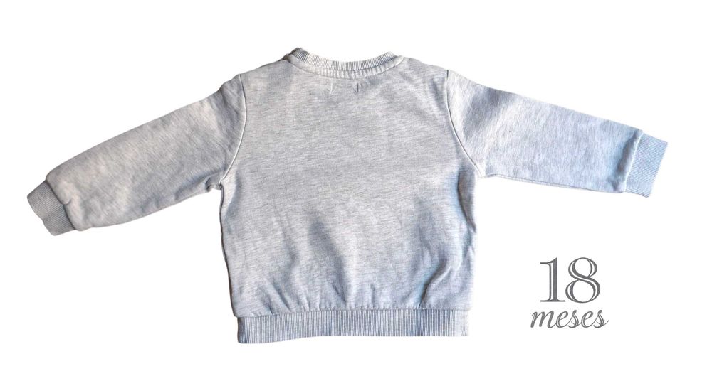 Camisola Cinzenta Kiabi 18 meses