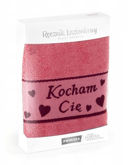 Ręcznik Zwoltex Prezent Prezent Dla Dziewczyny Kocham Cię