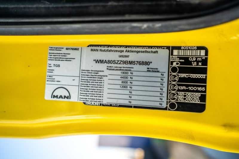 Вантажний автомобіль MAN TGS 18.440 BLS 4x4 (+cardan)+STETTER 10M3